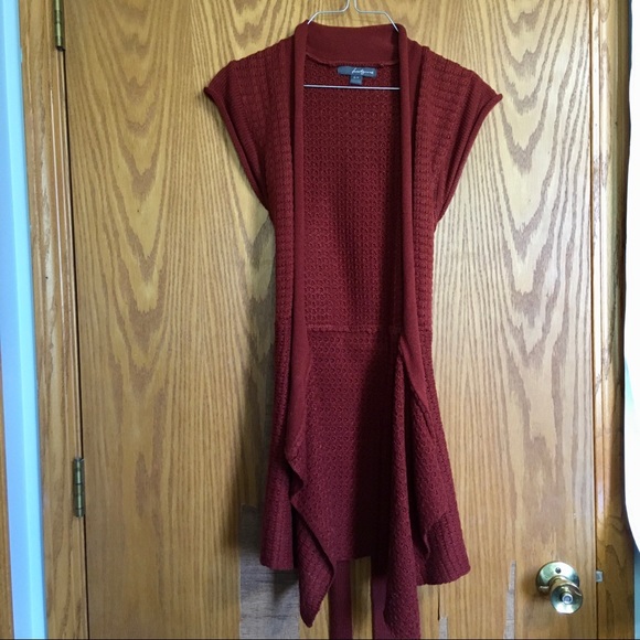 Forever 21 Sweaters - Forever 21 Cap Sleeve Belted Cardigan